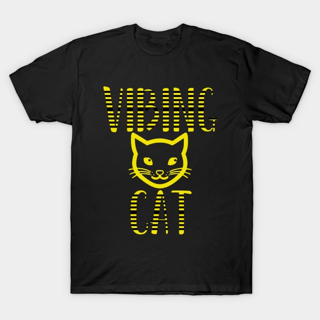 Vibing Cat T-Shirt by Color Fluffy